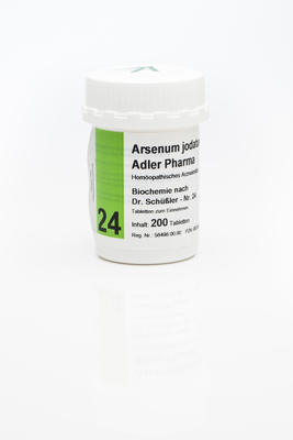 BIOCHEMIE Adler 24 Arsenum jodatum D 12 Tabletten