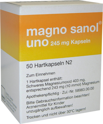 MAGNO SANOL uno 245 mg Kapseln