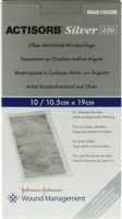 ACTISORB 220 Silver 10,5x19 cm steril Kompressen