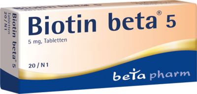 BIOTIN BETA 5 Tabletten