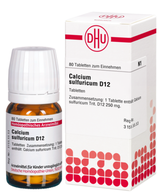 CALCIUM SULFURICUM D 12 Tabletten