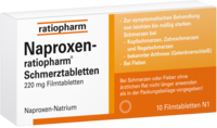 NAPROXEN-ratiopharm Schmerztabl. Filmtabletten