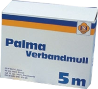 PALMA Verbandmull 80 cm 5 m zickzack Lagen