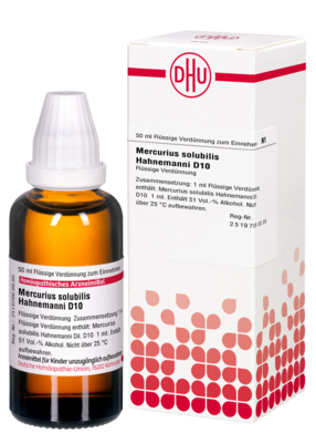 MERCURIUS SOLUBILIS Hahnemanni D 10 Dilution