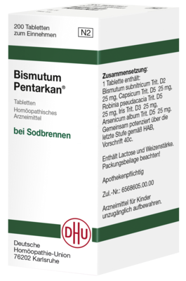 BISMUTUM PENTARKAN Tabletten