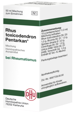 RHUS TOXICODENDRON PENTARKAN Mischung