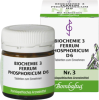 BIOCHEMIE 3 Ferrum phosphoricum D 6 Tabletten