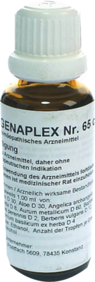 REGENAPLEX Nr.65 c Tropfen zum Einnehmen