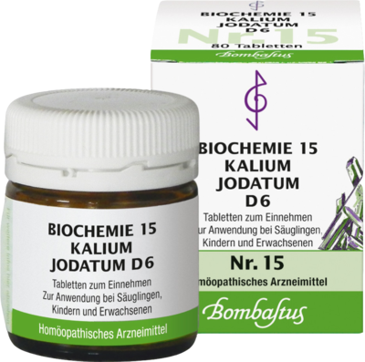 BIOCHEMIE 15 Kalium jodatum D 6 Tabletten