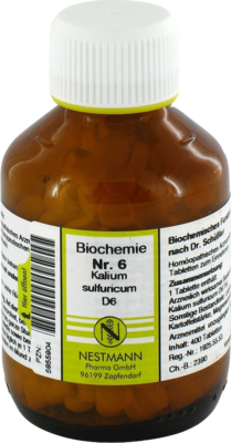 BIOCHEMIE 6 Kalium sulfuricum D 6 Tabletten