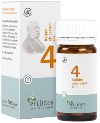 BIOCHEMIE Pflüger 4 Kalium chloratum D 6 Tabletten