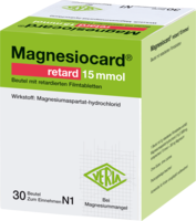 MAGNESIOCARD retard 15 mmol Beutel m.ret.Filmtabl.