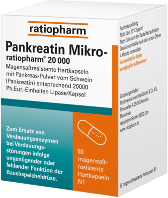 PANKREATIN Mikro-ratio.20.000 magensaftr.Hartkaps.