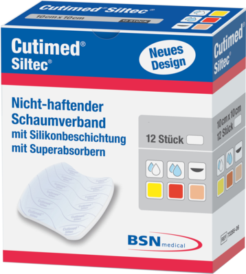 CUTIMED Siltec Schaumverb.15x15 cm nicht haftend