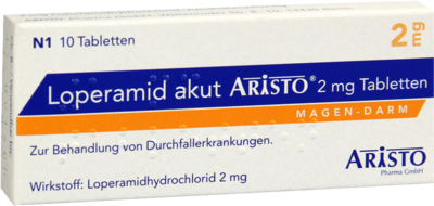 LOPERAMID akut Aristo 2 mg Tabletten