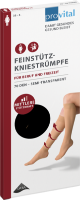 PROVITAL 70den Stützkniestrümpfe Gr.39-42 schwarz