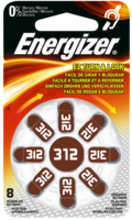 ENERGIZER Hörgerätebatterie 312