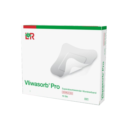 VLIWASORB Pro superabsorb.Komp.steril 12,5x12,5 cm