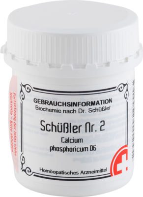 SCHÜSSLER NR.2 Calcium phosphoricum D 6 Tabletten