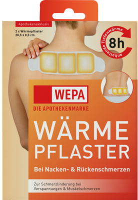 WÄRMEPFLASTER Nacken/Rücken 8,5x28,5 cm WEPA