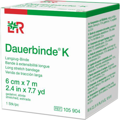 DAUERBINDE kräftig 6 cmx7 m