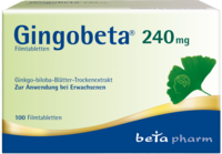 GINGOBETA 240 mg Filmtabletten