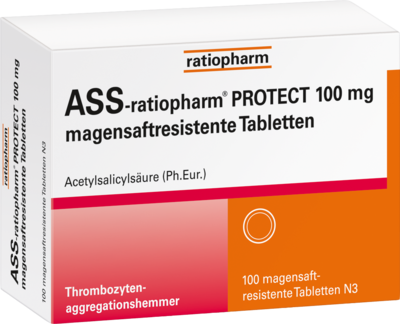 ASS-ratiopharm PROTECT 100 mg magensaftr.Tabletten