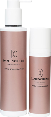 DAMENCREME Intim Pflegeset Cr.75ml+Waschlot.200ml