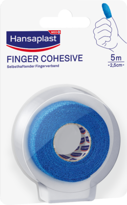 HANSAPLAST Fingerverb.selbsthaft.2,5 cmx5 m blau