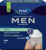 TENA MEN Act.Fit Inkontinenz Pants Norm.S/M grau